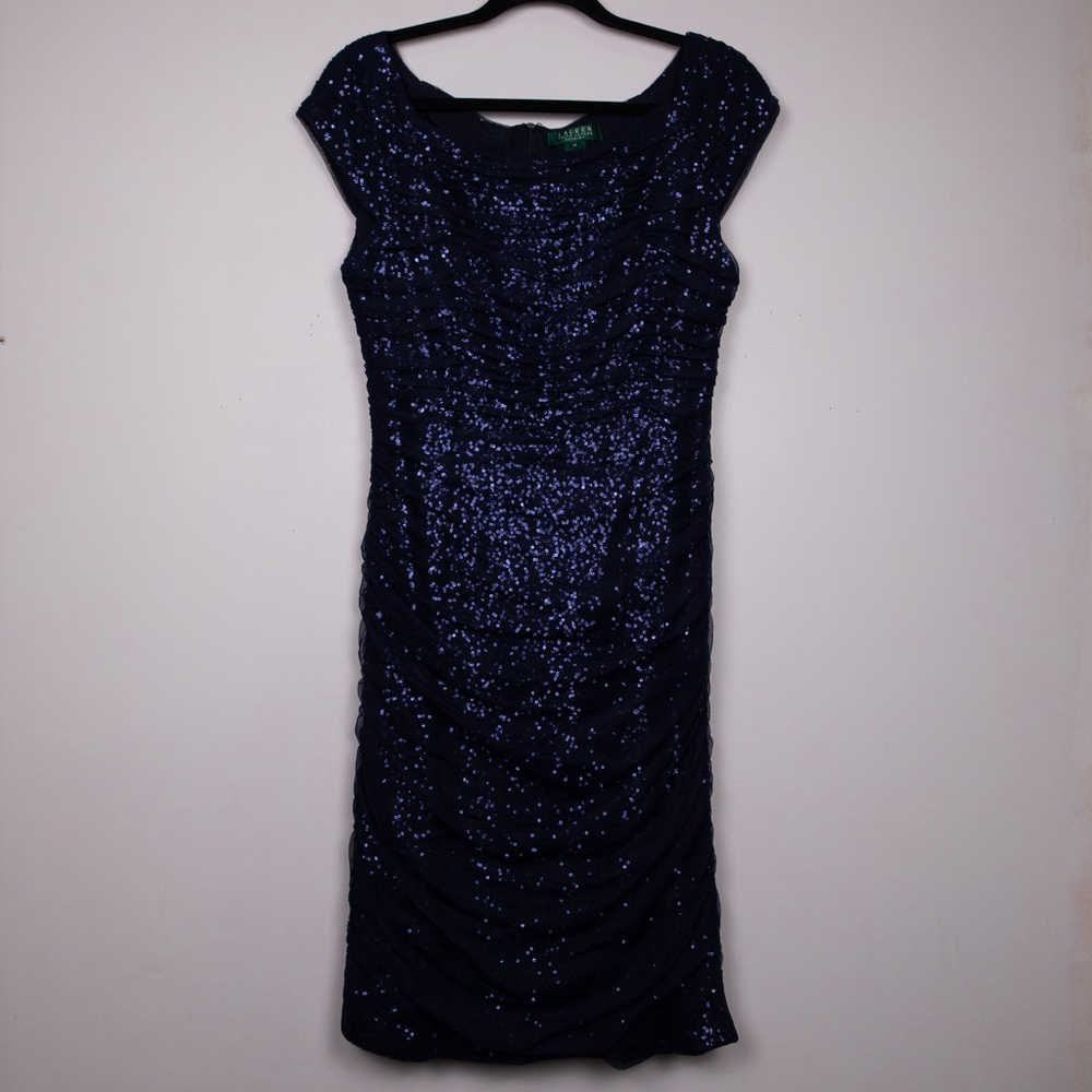 Lauren Ralph Lauren Evening sequin sheath dress-12
